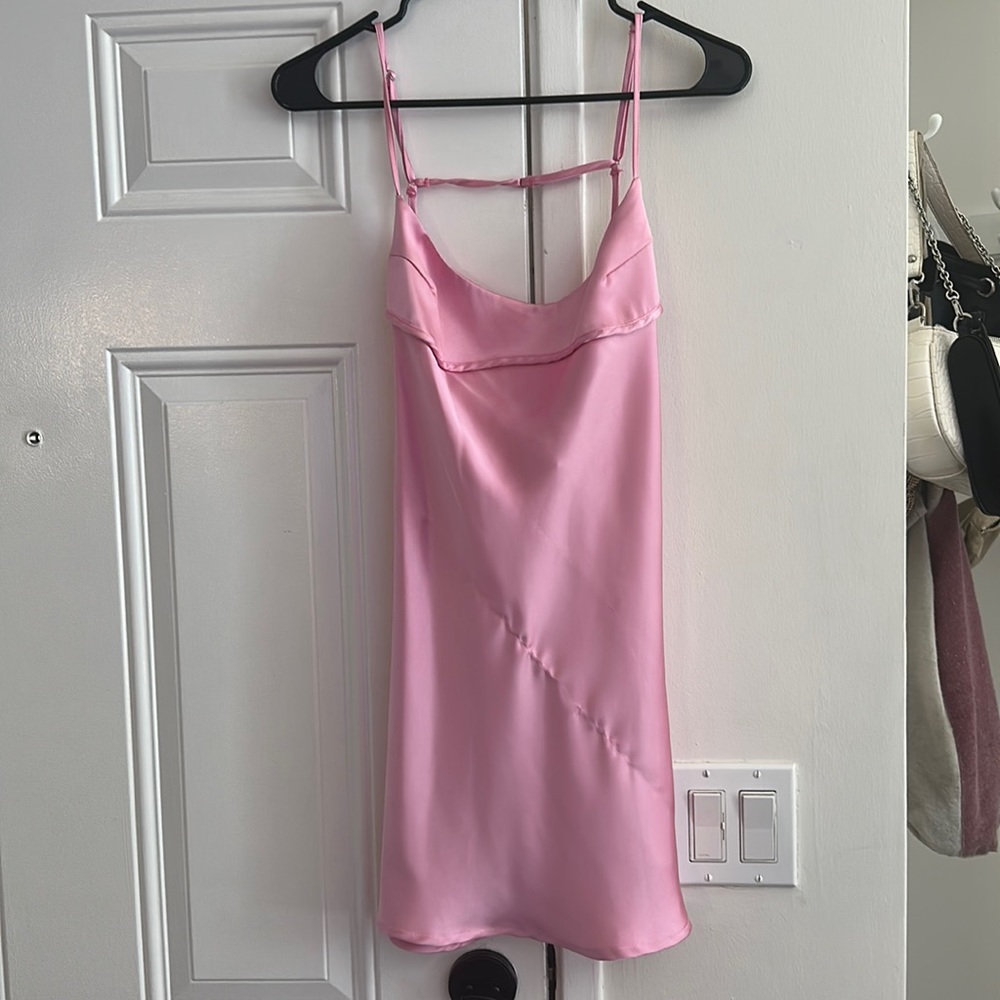 Pink Zara dress